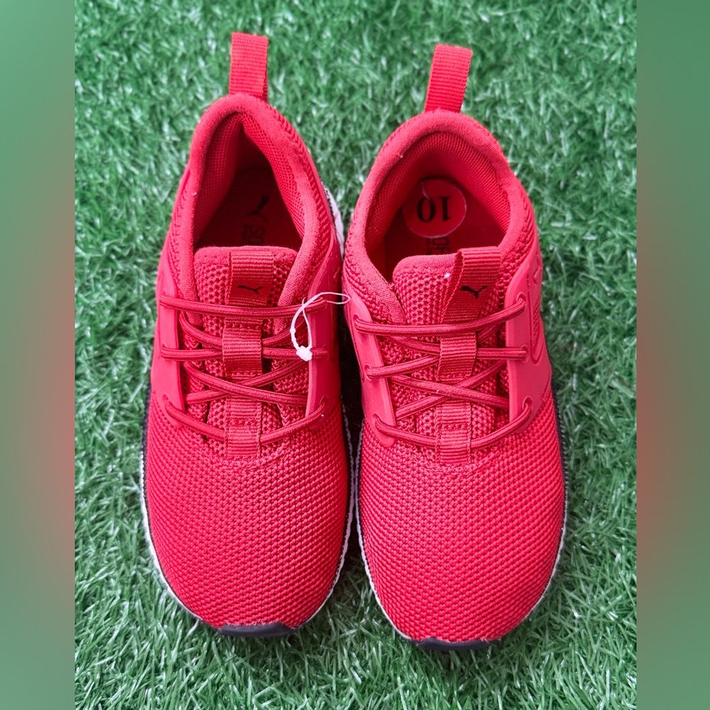 Puma 381758-02 Pacer Next Excel Red Mesh Low Top Sneaker Toddler sz‎ 10c